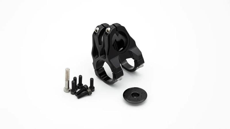 Oak Components Eternal Stem Kit (Stem, Cap, Bolts), 35mm Length, 35mm Clamp, Black