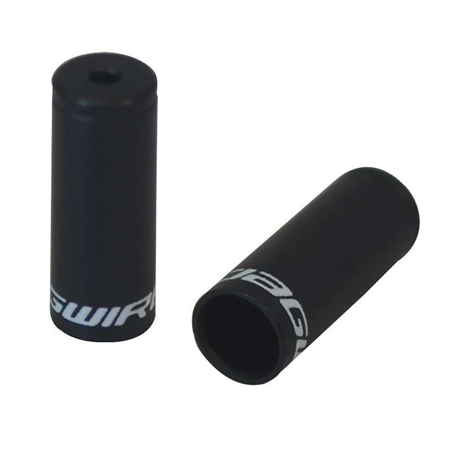Jagwire, Sealed housing ends, 4mm, Alloy, Black, 50 units