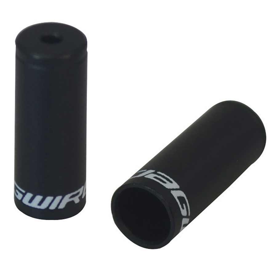 Jagwire, Housing ends, 4mm, Alloy, Black, Bottle of 50