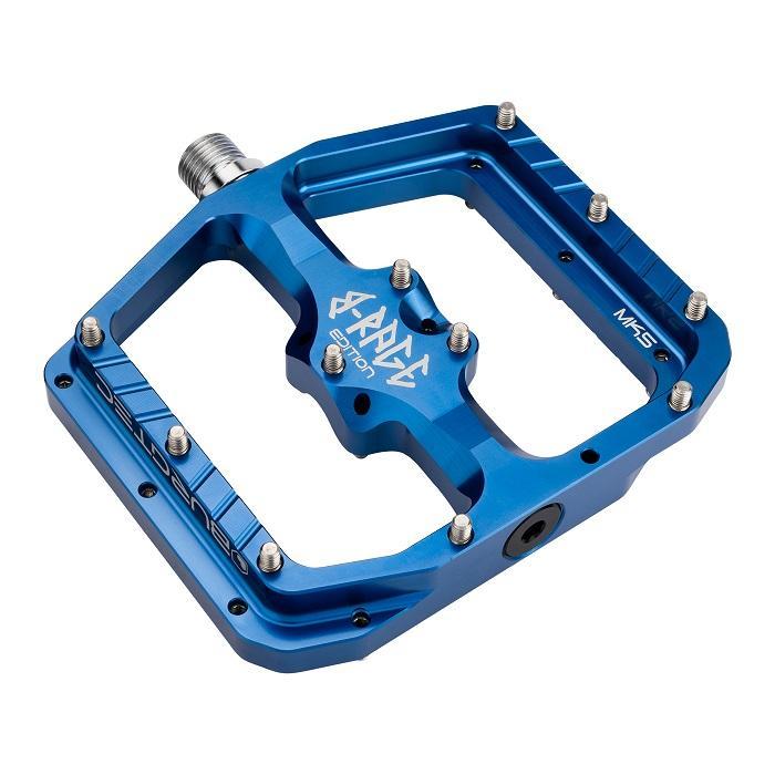 Burgtec Penthouse MK5 Flat Pedal, B-Rage Edition, Deep Blue, Pair