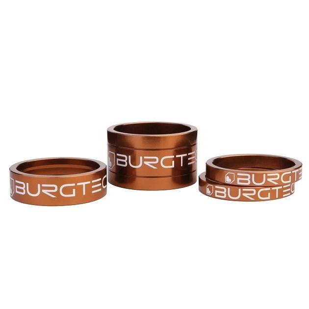 Burgtec Stem Spacer Kit (2x 5mm, 1x 10mm, 1x 20mm), Kash Bronze