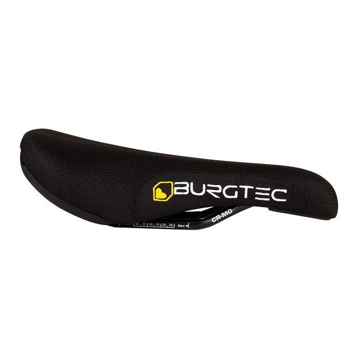 Burgtec Cloud Boost Saddle, Chromoly Rails, Black