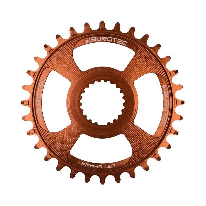 Burgtec ThickThin Chainring, Shimano Direct Mount, 28T, Kash Bronze