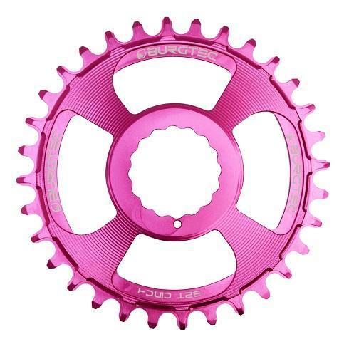 Burgtec ThickThin Chainring, RaceFace Cinch, 28T, Purple Rain