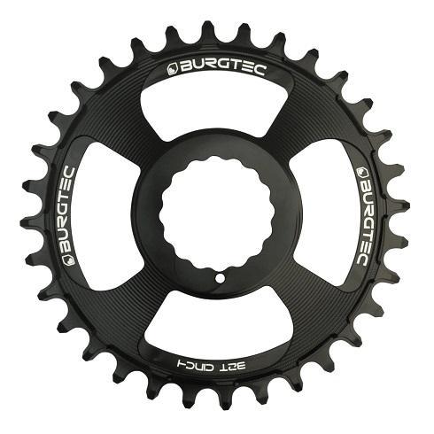 Burgtec ThickThin Chainring, RaceFace Cinch, 34T, Burgtec Black