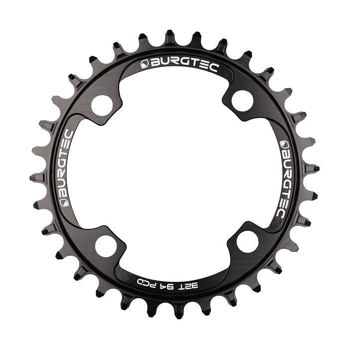 Burgtec ThickThin Chainring, SRAM 94mm BCD, 30T, Burgtec Black