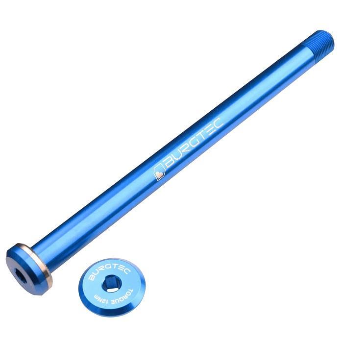 Burgtec Rear Axle, 168.5mm x 12mm x 1.0mm Pitch (Santa Cruz), Deep Blue