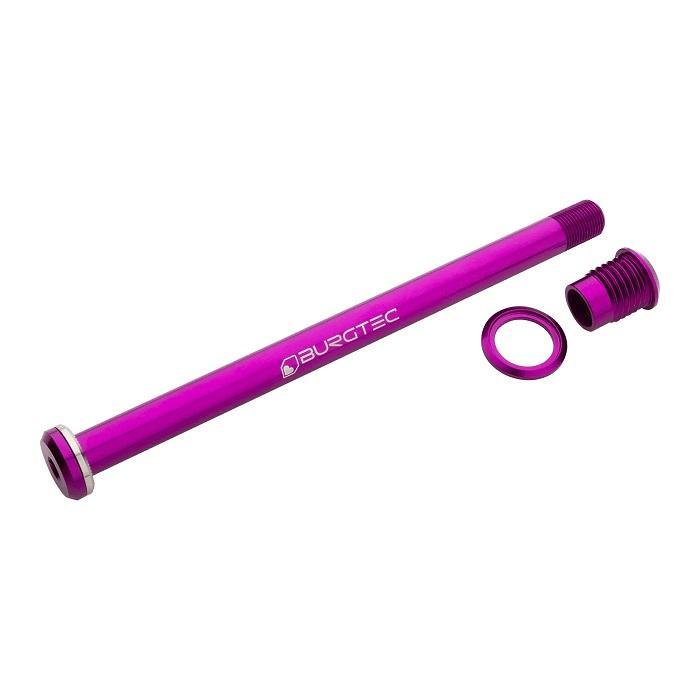 Burgtec Rear Axle, 173.7mm x 12mm x 1.0mm Pitch (Santa Cruz), Purple Rain