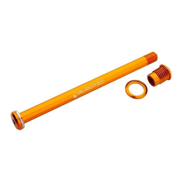 Burgtec Rear Axle, 173.7mm x 12mm x 1.0mm Pitch (Santa Cruz), Iron Bro Orange
