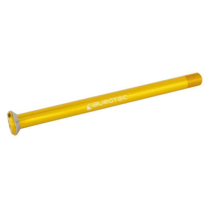 Burgtec Rear Axle, 172mm x 12mm x 1.0mm Pitch (Specialized), Burgtec Bullion Gold