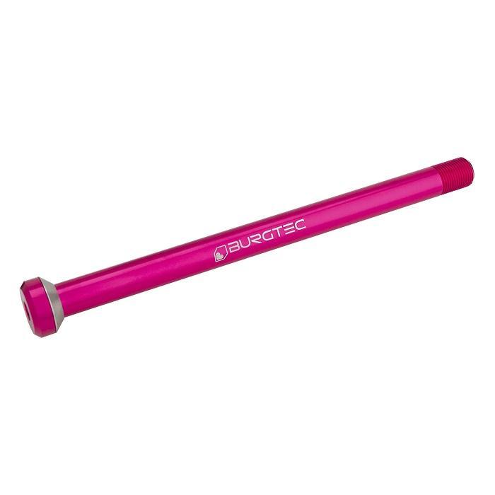 Burgtec Rear Axle, 175.5mm x 12mm x 1.0mm Pitch (Specialized), Toxic Barbie Pink