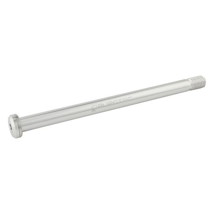 Burgtec Rear Axle, 180mm x 12mm x 1.75mm Pitch, Rhodium Silver