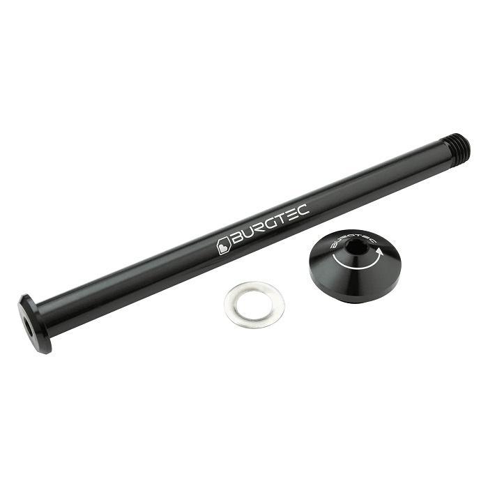 Burgtec Rear Axle, 171mm x 12mm x 1.5mm Pitch (Yeti 12 x 148), Burgtec Black