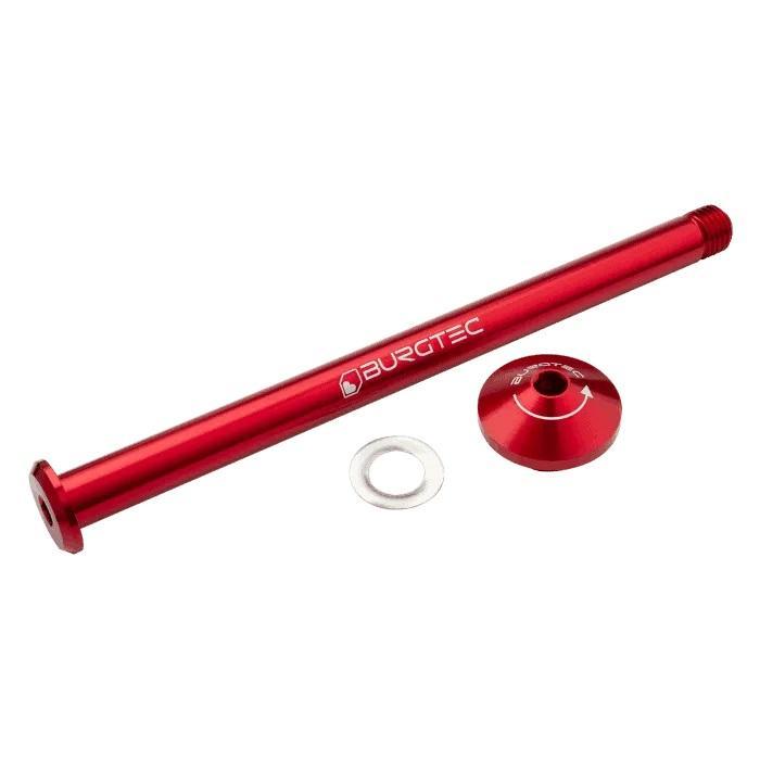 Burgtec Rear Axle, 171mm x 12mm x 1.5mm Pitch (Yeti 12 x 148), Race Red