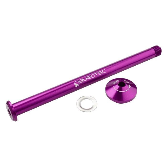 Burgtec Rear Axle, 171mm x 12mm x 1.5mm Pitch (Yeti 12 x 148), Purple Rain