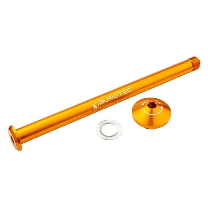 Burgtec Rear Axle, 171mm x 12mm x 1.5mm Pitch (Yeti 12 x 148), Iron Bro Orange