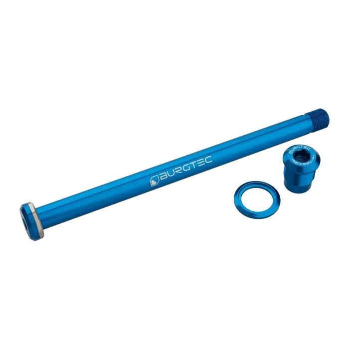 Burgtec Rear Axle, 174mm x 12mm x 1.0mm Pitch (Yeti), Deep Blue