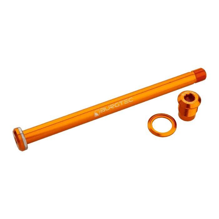 Burgtec Rear Axle, 174mm x 12mm x 1.0mm Pitch (Yeti), Iron Bro Orange