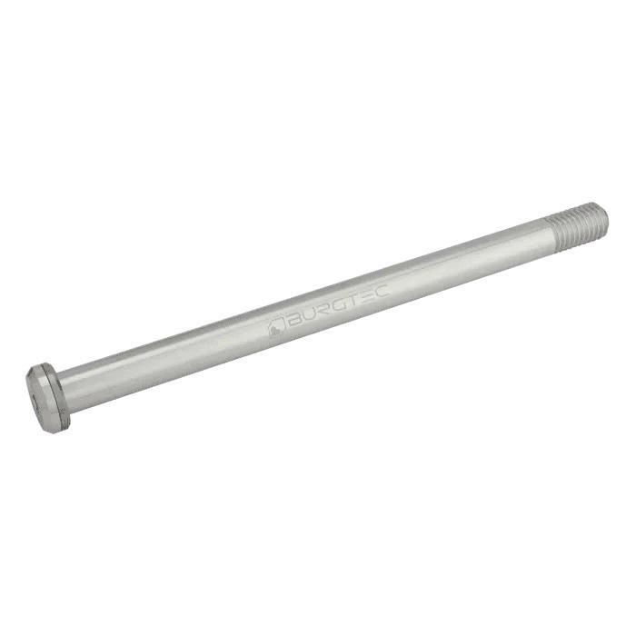 Burgtec Rear Axle, 174mm x 12mm x 1.75mm Pitch, Rhodium Silver