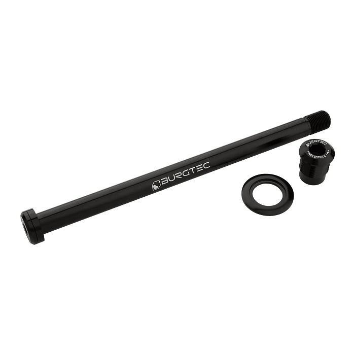 Burgtec Rear Axle, 184.5mm x 12mm x 1.0 Pitch (Trek), Burgtec Black