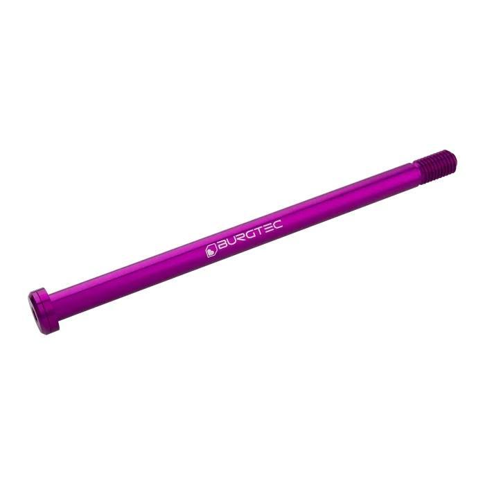 Burgtec Rear Axle, 198.5mm x 12mm x 1.75 Pitch (Trek), Purple Rain