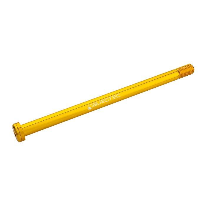 Burgtec Rear Axle, 198.5mm x 12mm x 1.75 Pitch (Trek), Burgtec Bullion Gold