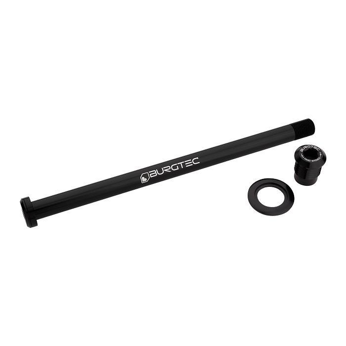 Burgtec Rear Axle, 194mm x 12mm x 1.0 Pitch (Trek Session), Burgtec Black