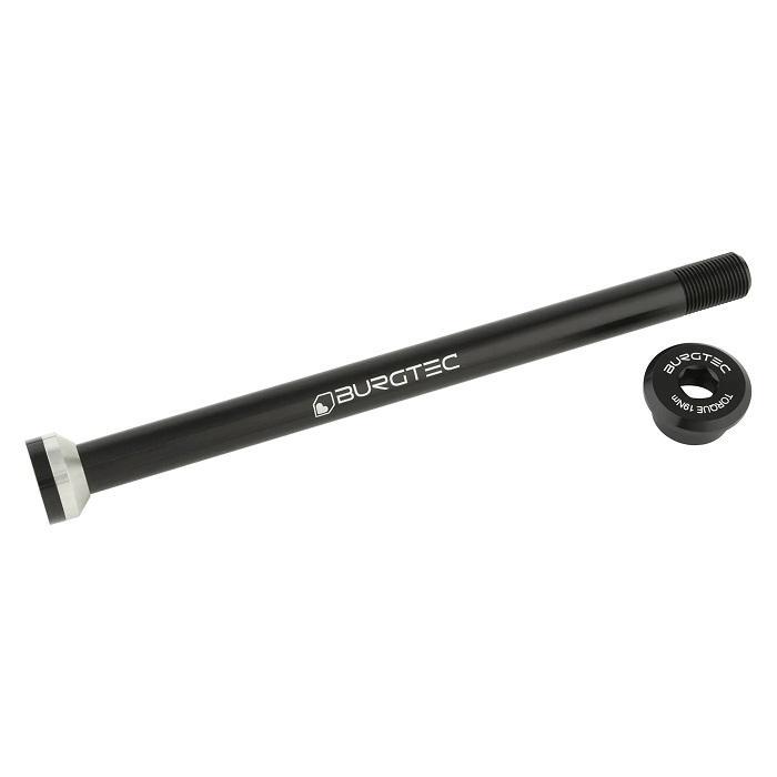 Burgtec Rear Axle, 171mm x 12mm x 1.0mm Pitch (Transition), Burgtec Black