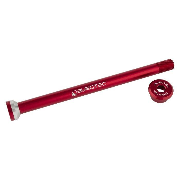 Burgtec Rear Axle, 171mm x 12mm x 1.0mm Pitch (Transition), Race Red