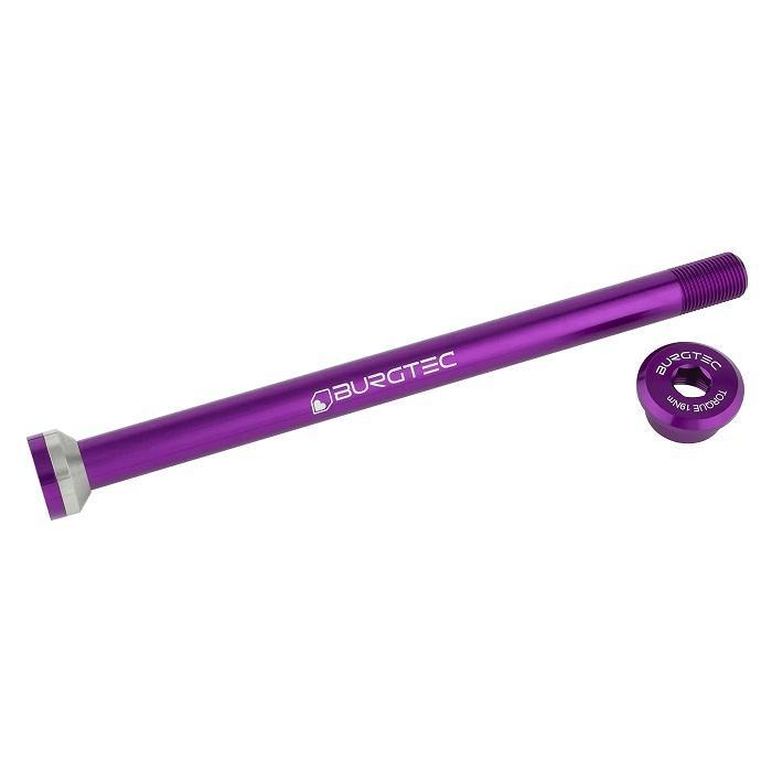 Burgtec Rear Axle, 171mm x 12mm x 1.0mm Pitch (Transition), Purple Rain
