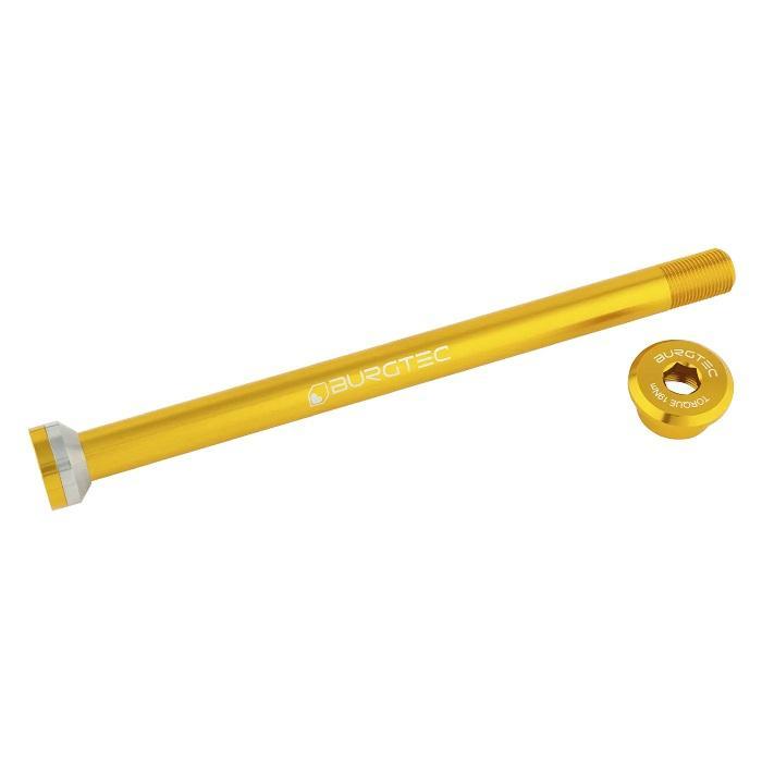 Burgtec Rear Axle, 171mm x 12mm x 1.0mm Pitch (Transition), Burgtec Bullion Gold