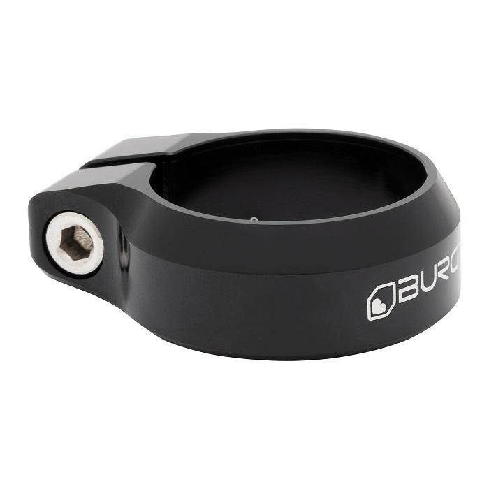 Burgtec Seat Post Clamp, 34.9mm, Burgtec Black