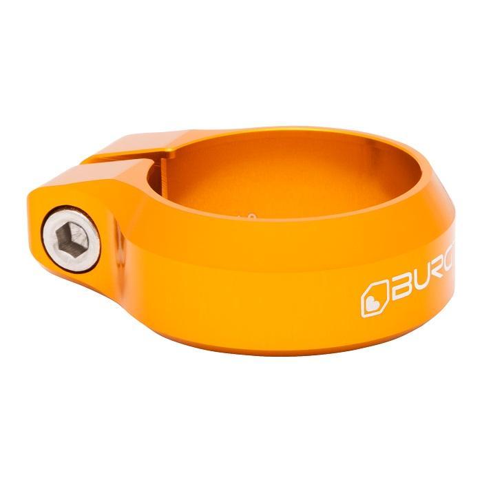 Burgtec Seat Post Clamp, 38.6mm, Iron Bro Orange