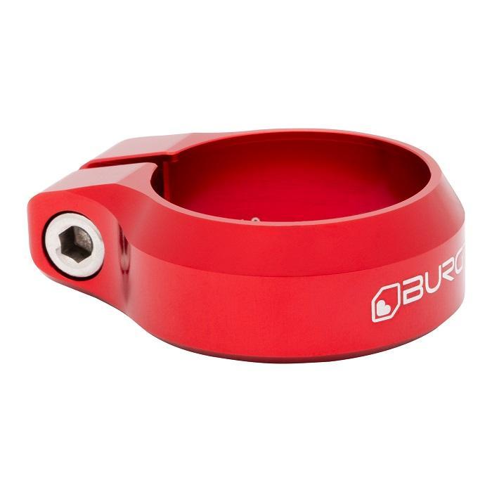 Burgtec Seat Post Clamp, 39.7mm, Race Red