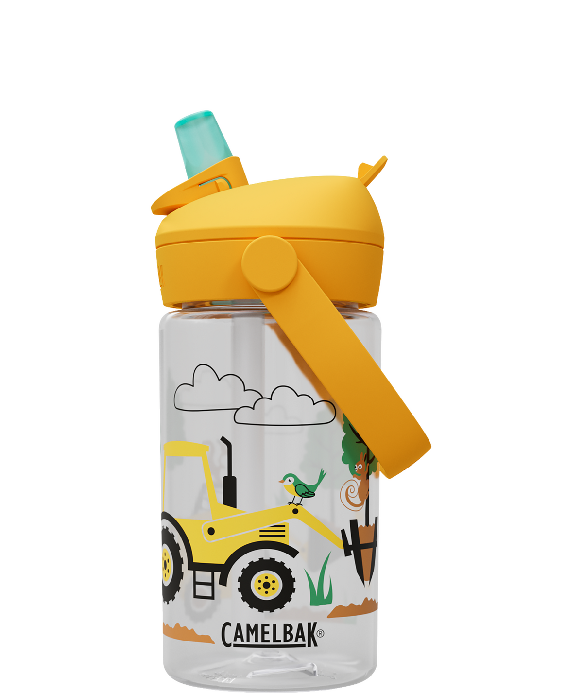 THRIVE FLIP STRAW KIDS 14OZ TRACTORS AND TREES