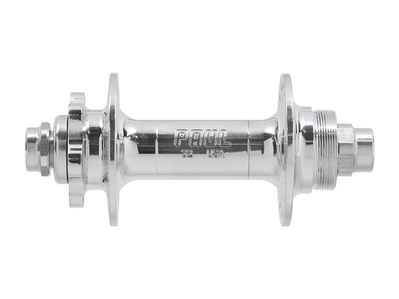 Paul Components Disk WORD Single Speed Rear Hub, 32 Hole, Boost, 12 x 148mm, Thru-axle, Polished Silver