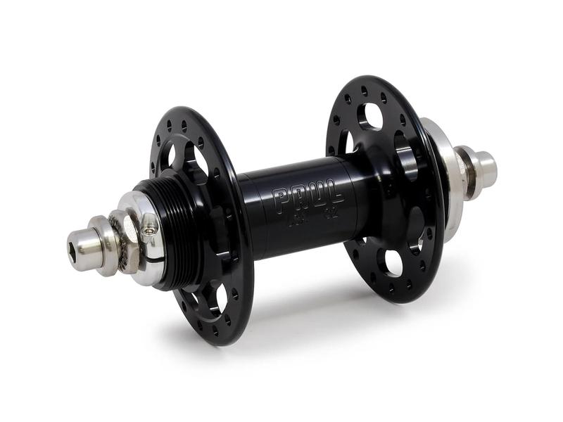 Paul Components High Flange Rear Hub, 32 Hole, 120mm Bolt-On, Fixed/Free (Flip-Flop), Black