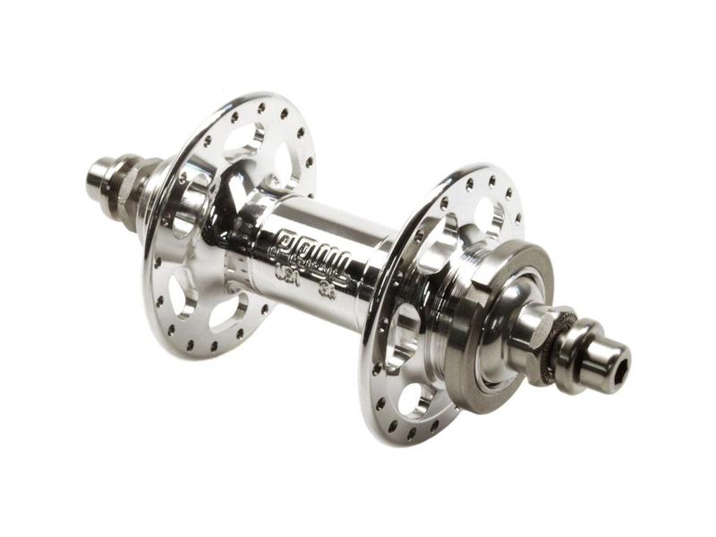 Paul Components High Flange Rear Hub, 32 Hole, 120mm Bolt-On, Fixed/Free (Flip-Flop), Polished Silver