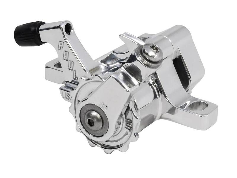 Paul Components Klamper Disc Brake (PM/IS), Polished Silver, Short-pull /each