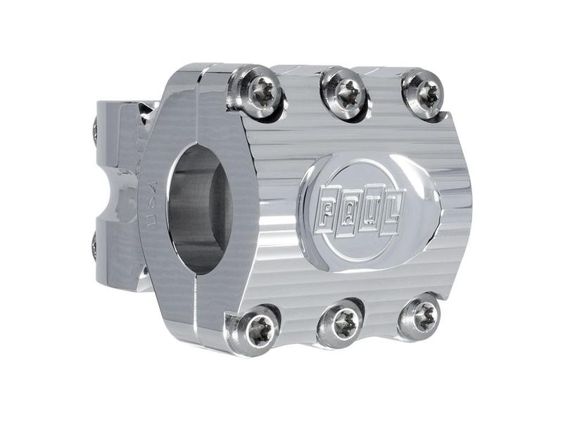 Paul Components Boxcar 7/8" Stem, 0 rise x 35mm length x 22.2mm clamp, Polished Silver
