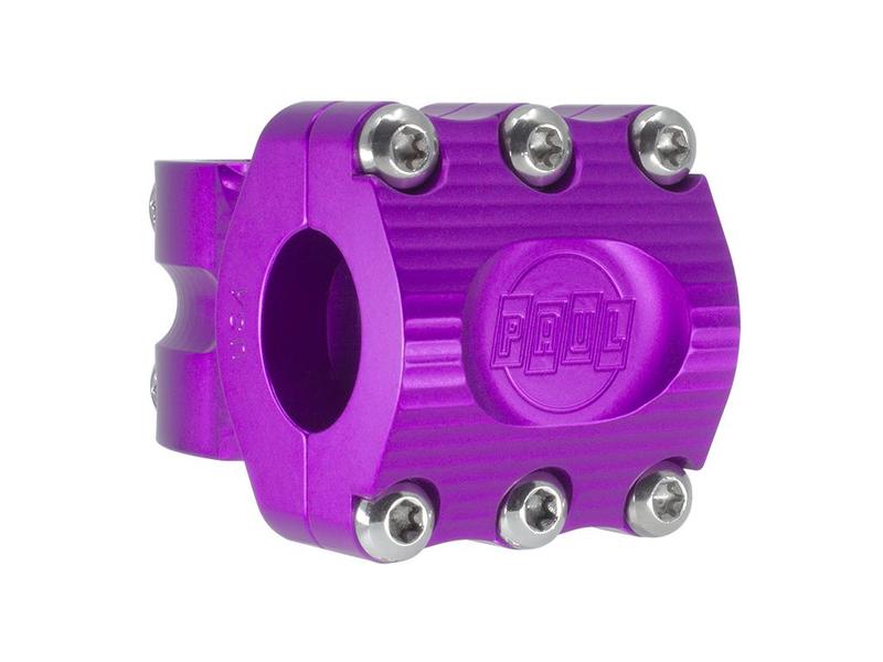 Paul Components Boxcar 7/8" Stem, 0 rise x 35mm length x 22.2mm clamp, Purple