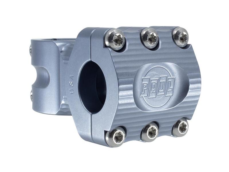 Paul Components Boxcar 7/8" Stem, 0 rise x 50mm length x 22.2mm clamp, Pewter