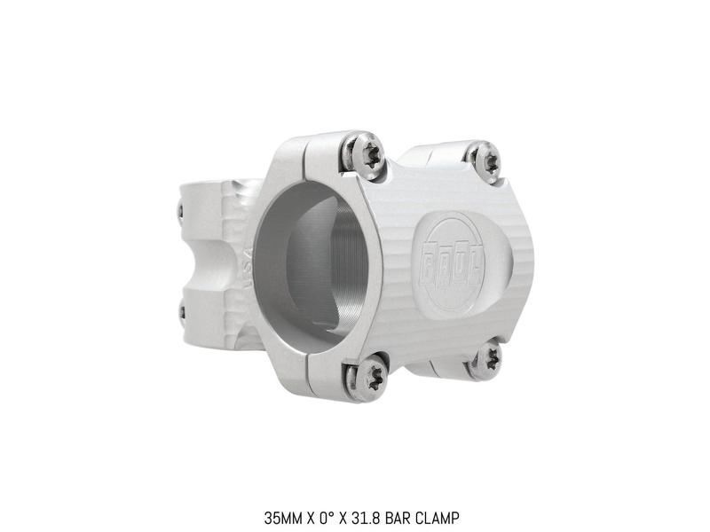 Paul Components Boxcar Stem, 0 rise x 35mm length x 31.8mm clamp, Silver