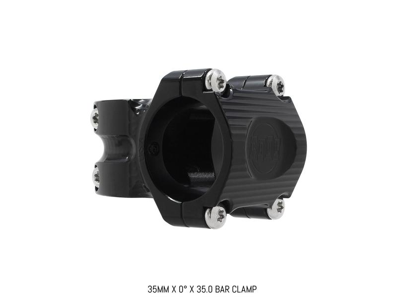 Paul Components Boxcar Stem, 0 rise x 35mm length x 35.0mm clamp, Black