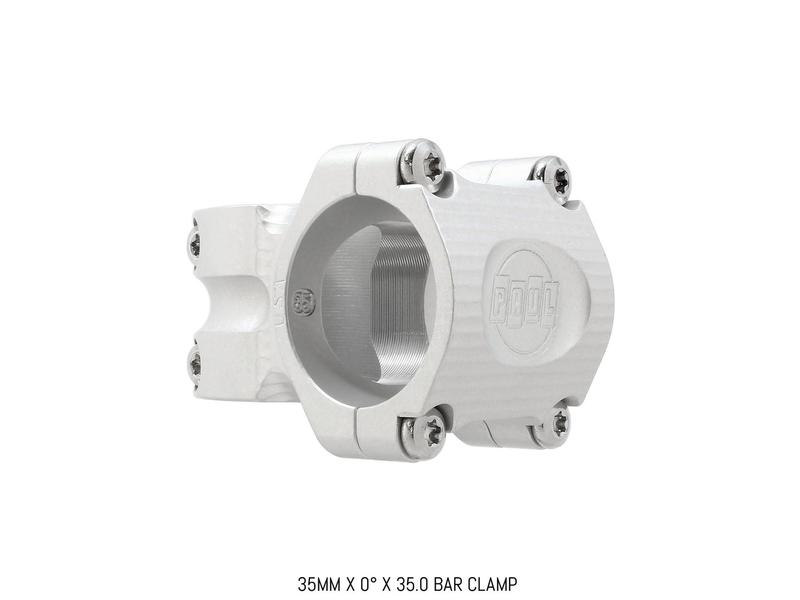 Paul Components Boxcar Stem, 0 rise x 35mm length x 35.0mm clamp, Silver