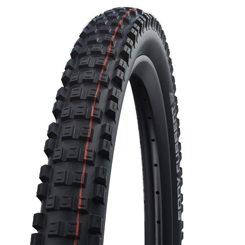 Schwalbe Eddy Current E-Bike Rear Tire, 27.5 x 2.80 (70-584), Black, Super Gravity, Tubeless Easy, Addix Soft, Folding