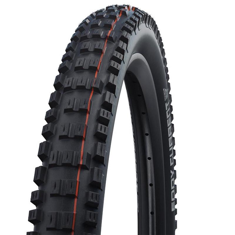 Schwalbe Eddy Current E-Bike Front Tire, 29 x 2.40 (62-622), Black, Super Trail, Tubeless Easy, Addix Soft, Folding