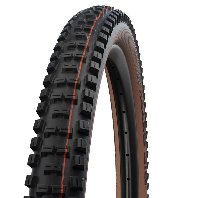 Schwalbe Big Betty Tire 29 x 2.40 (62-622), Bronze Skin, Super Gravity, Tubeless Easy, Addix Soft, Folding