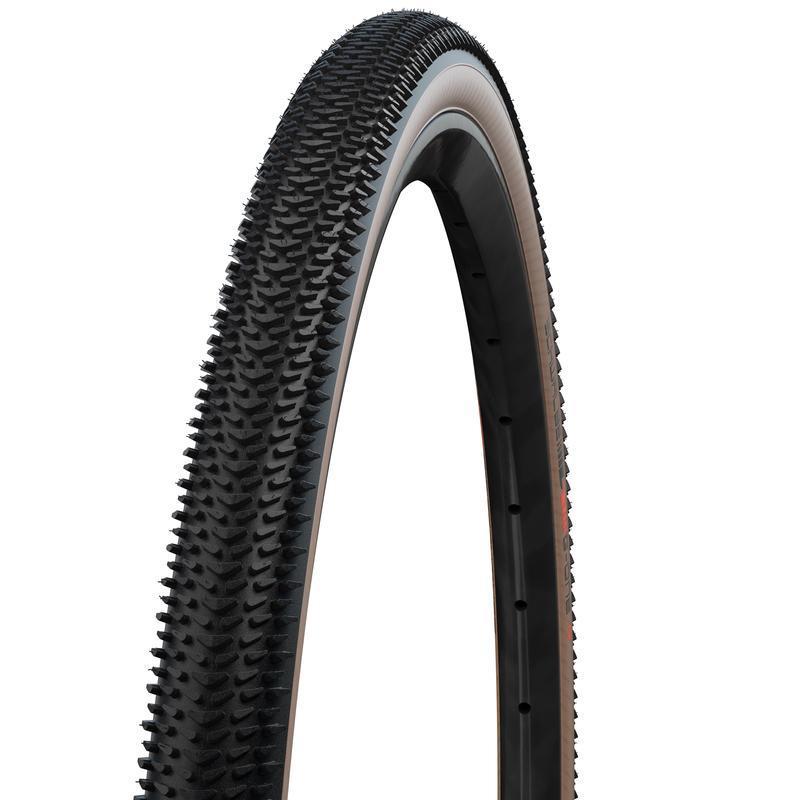 Schwalbe G-One R Tire, 700 x 35c (35-622), Transparent Skin, Super Race, Tubeless Easy, Addix Race, Folding