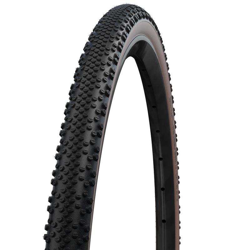 Schwalbe G-One Bite Tire, 700 x 45c (45-622), Bronze Skin, RaceGuard, Tubeless Easy, Performance, Addix, Folding